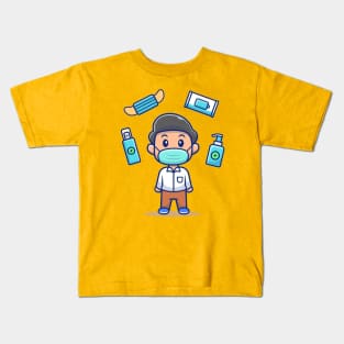 stay healthy and wear your mask Kids T-Shirt